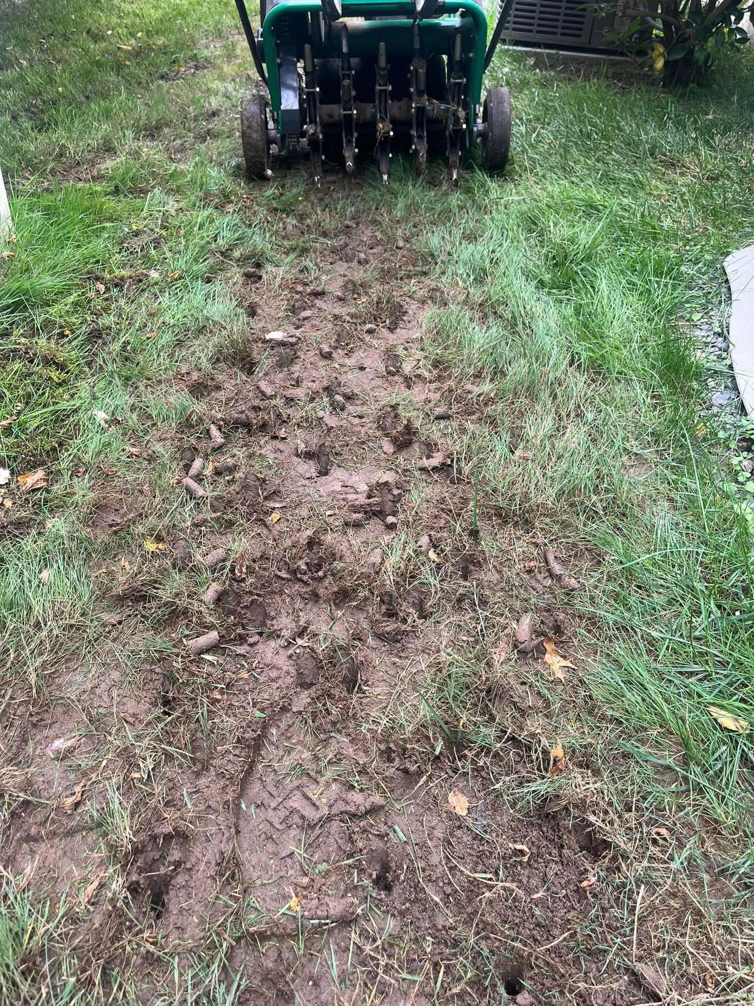 Core aeration in action