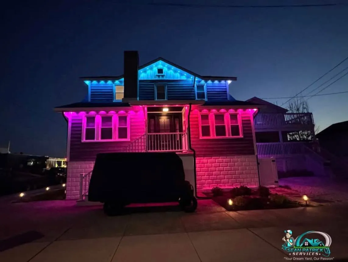 Blue & Pink Dusk in Margate City, NJ