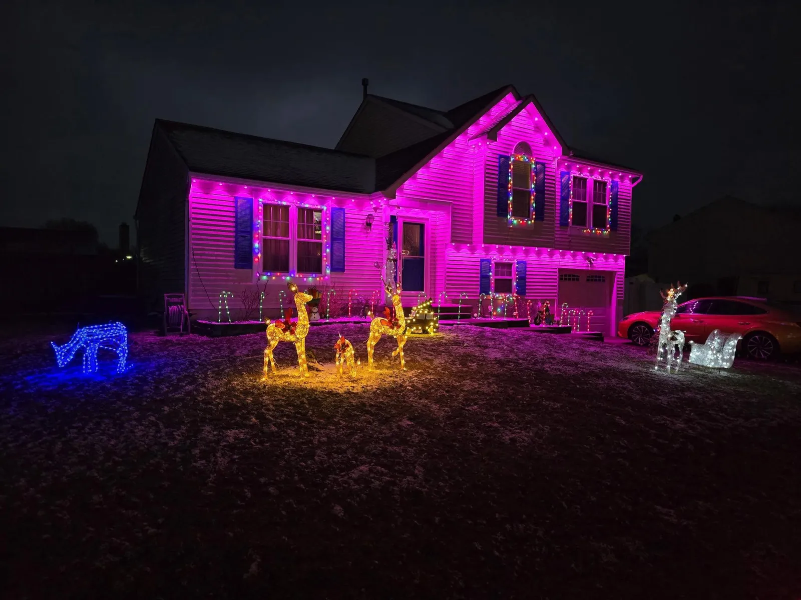 Pink Scene in Ventnor City, NJ